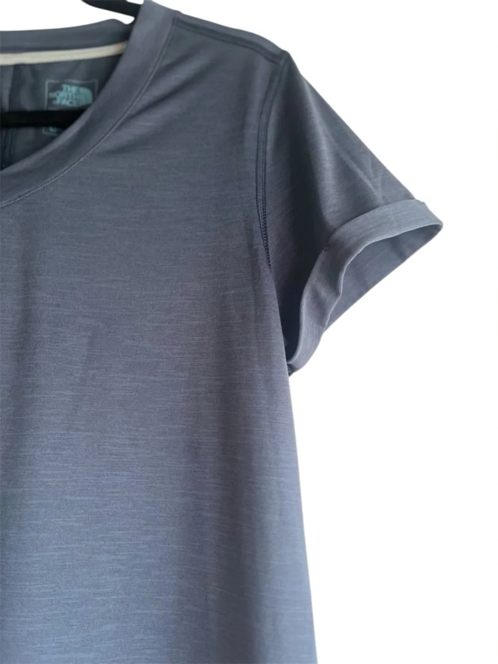 The North Face Women’s V-Neck Short Sleeve Tee - Gray - Picture 5 of 7